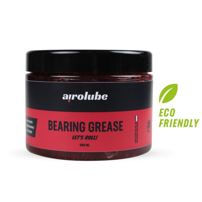 Airolube Natuurlijk smeervet voor lagers - Plantaardig - Corrosiebescherming - 500 ml - Rood