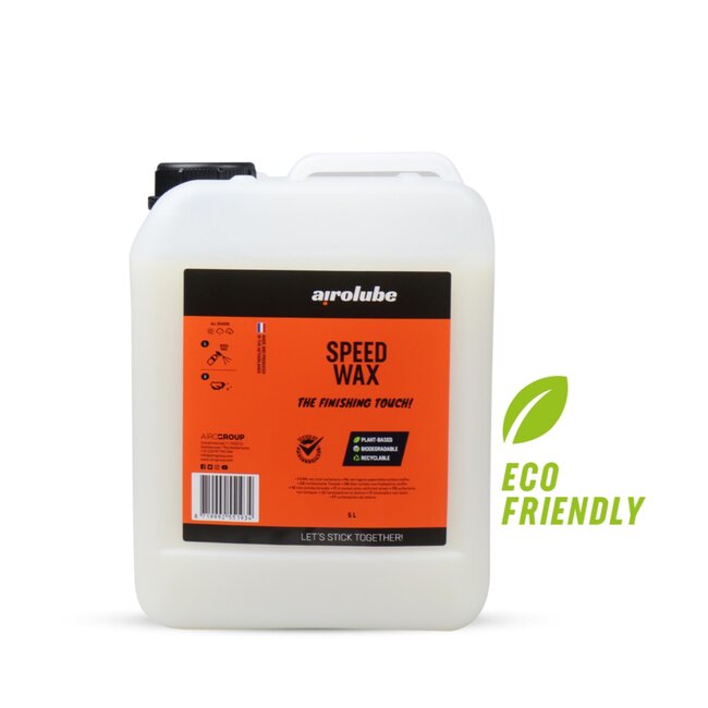 Airolube Natuurlijke spraywax - lakbescherming - waterafstotend - vuilwerend - 5 liter - wit