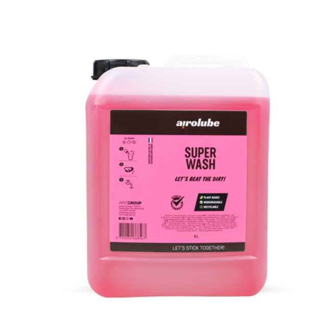 Airolube Natuurlijke fietsshampoo - Super Wash - 5 liter - Biologisch afbreekbaar - Streeploos resultaat
