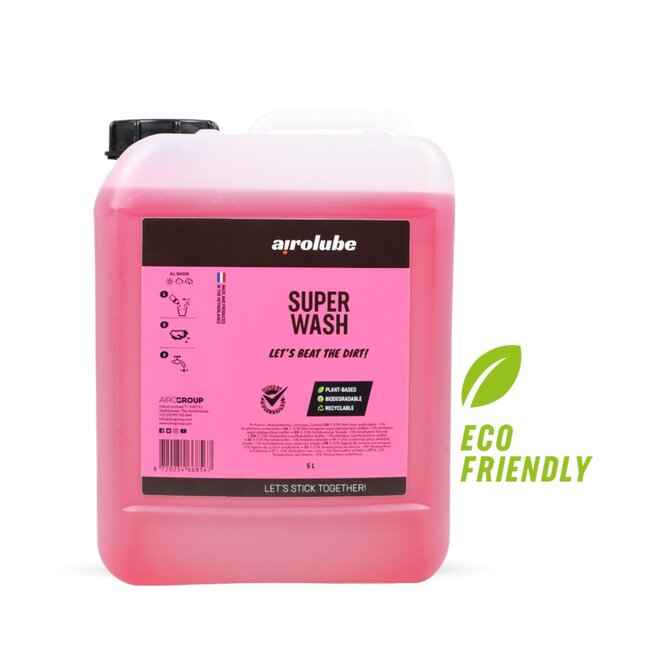 Airolube Natuurlijke fietsshampoo - Super Wash - 5 liter - Biologisch afbreekbaar - Streeploos resultaat