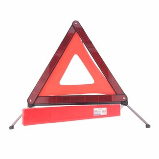 Benson Reflecterende gevarendriehoek - E-keur - Inclusief opbergbox - Compact - Rood