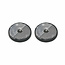 ProPlus Reflector met schroefbevestiging - Ø 80 mm - wit - set van 2