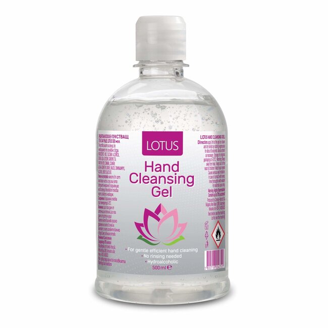Lotus Desinfecterende handgel - 70% alcohol - Bloemengeur - 500 ml