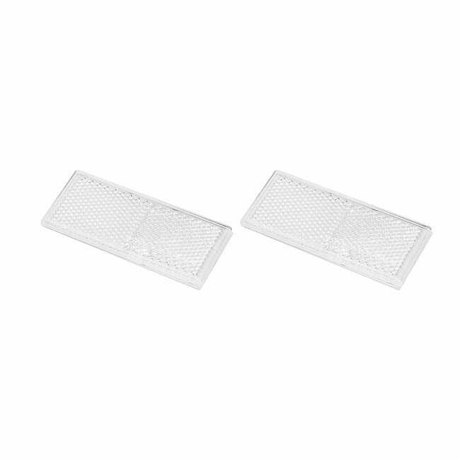 Pro Plus Reflector Zelfklevend - 82 x 36 mm - Wit - 2 stuks