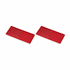 Pro Plus Reflector Zelfklevend - 82 x 36 mm - Rood - 2 stuks Pro Plus Reflector Zelfklevend - 82 x 36 mm - Rood - 2 stuks