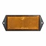 ProPlus Reflector met schroefbevestiging - rechthoekig - 104 x 40 mm - oranje - 2 stuks