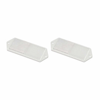 ProPlus Witte reflector met schroefbevestiging - 127 x 51 mm - 2 stuks ProPlus Witte reflector met schroefbevestiging - 127 x 51 mm - 2 stuks