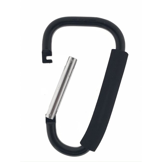 Benson Karabijnhaak XXL - Metaal - Softgrip Handvat - 200 mm - Zwart