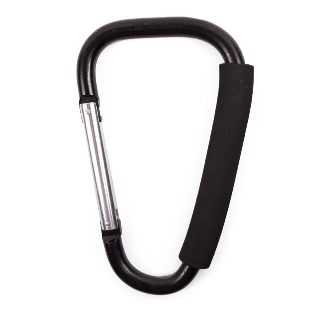 Benson Karabijnhaak XXL - Metaal - Softgrip Handvat - 200 mm - Zwart