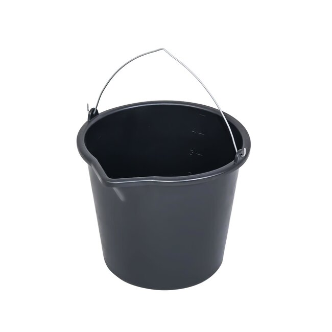 Benson Bouwemmer - 5 liter - Schenktuit en handgreep - Zwart - Duurzaam kunststof