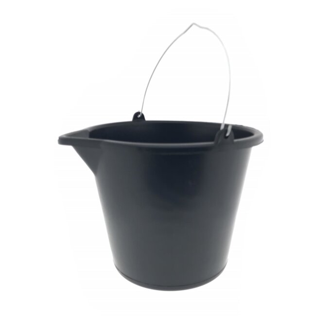 Benson Bouwemmer - 5 liter - Schenktuit en handgreep - Zwart - Duurzaam kunststof