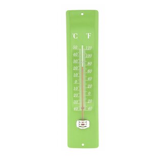 Benson Thermometer - 30 cm - Metaal - 40 ° C - +50 ° C. - Groen