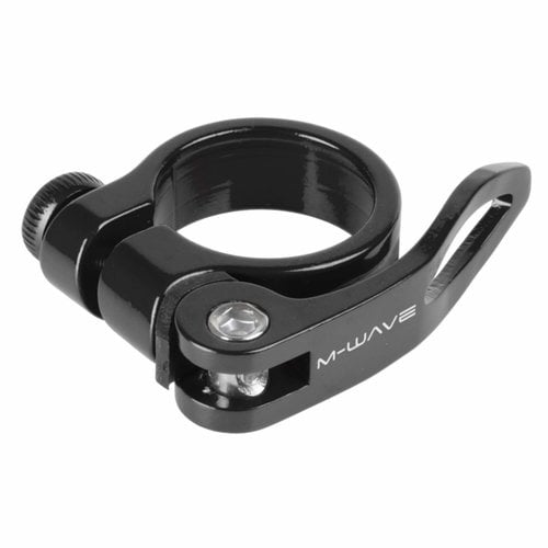 M-Wave Zadelpenklem met Snelspanner - Ø 31.8 mm - Zwart M-Wave Zadelpenklem met Snelspanner - Ø 31.8 mm - Zwart