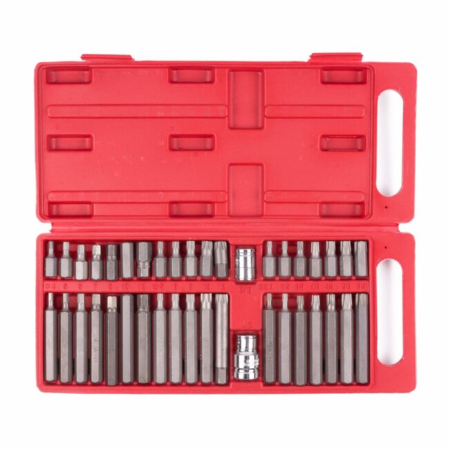 Benson Complete bitset - Torx, inbus en veeltand - 40-delig - Inclusief opbergkoffer