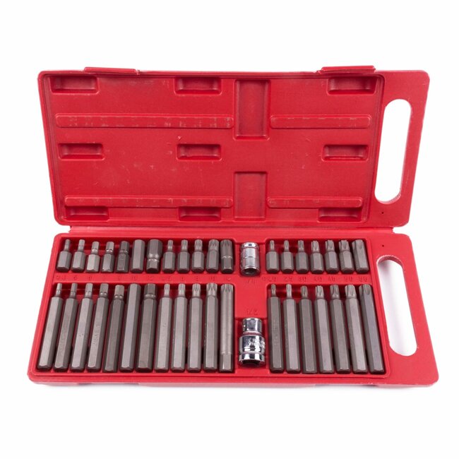Benson Complete bitset - Torx, inbus en veeltand - 40-delig - Inclusief opbergkoffer
