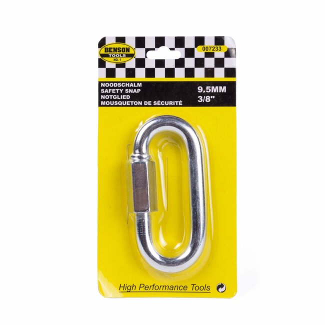 Benson Noodschalm met schroef - verzinkt staal - 10 x 90 mm - snelle kettingreparatie