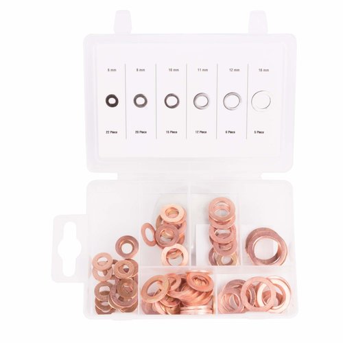 Benson Koper Ringenset Assortimentbox - 80 delig Benson Koper Ringenset Assortimentbox - 80 delig