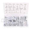 Benson Bouten, Moeren en Veerringen - Ø M4, M5, M6, M8 en M10 - Assortimentbox - 240 delig Benson Bouten, Moeren en Veerringen - Ø M4, M5, M6, M8 en M10 - Assortimentbox - 240 delig