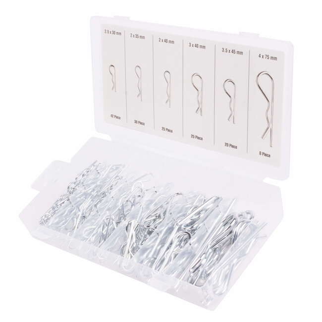 Benson 150-delige borgverenset - diverse maten - inclusief opbergdoos