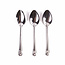 Benson Set van 3 metalen lepels - chroom - 16.5 cm - veelzijdig gebruik