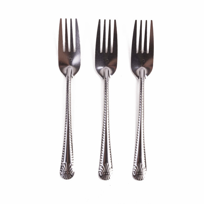 Benson Set van 3 vorken - chroomkleurig - duurzaam en stijlvol