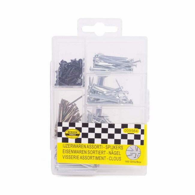 Benson Spijkers - Handige assortimentbox - Diverse maten - Compact en overzichtelijk