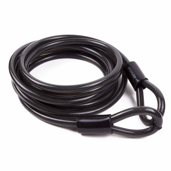 Stahlex Staalkabel met lussen - 5 meter - 12 mm dik - Geplastificeerd - Roestbestendig