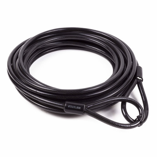 Stahlex Staalkabel met Lussen - 10 meter x 8 mm - Geplastificeerd Stahlex Staalkabel met Lussen - 10 meter x 8 mm - Geplastificeerd