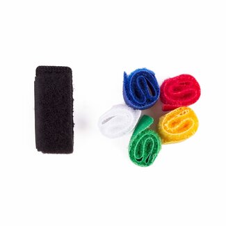 Benson Klittenband kabelbinderset - herbruikbaar - 6 stuks - diverse kleuren