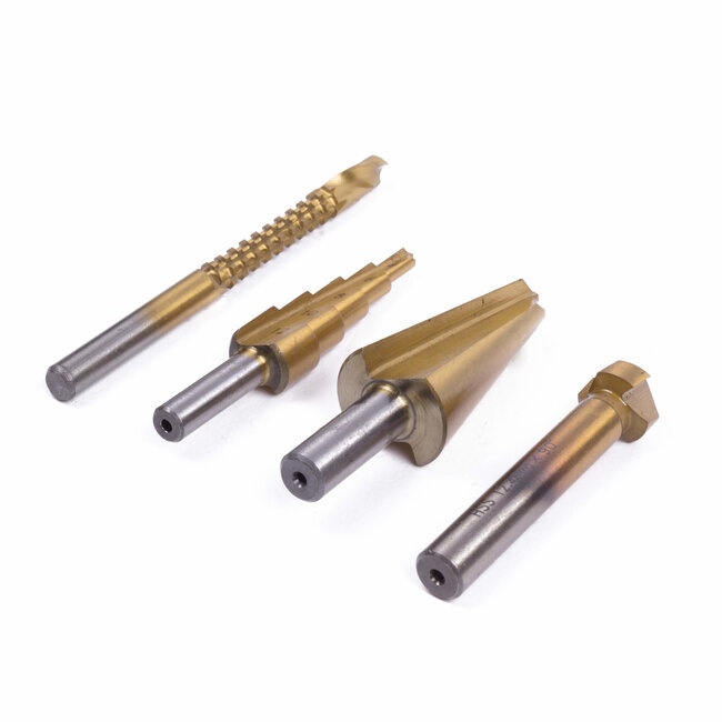Hofftech Boorset multi set - HSS profi - 4-delig - veelzijdig boren