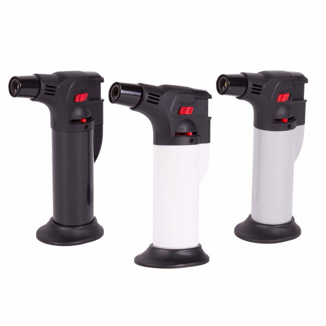 Benson Veelzijdige stormaansteker - krachtige jet flame - kinderbeveiliging - navulbaar - antislip standaard