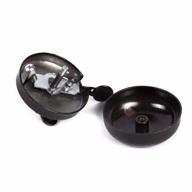 Benson Stijlvolle fietsbel - Ding-dong geluid - Ø 60 mm - Zwart