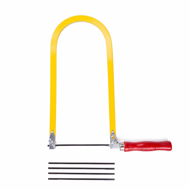 Benson Figuurzaagset - Inclusief 5 reservezaagjes - 170 mm - 6-delig - Kartonnen geschenkverpakking