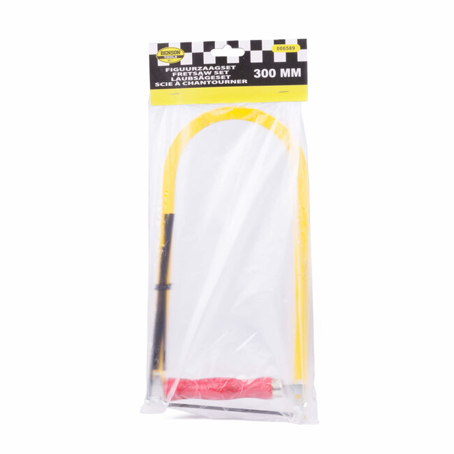 Benson Figuurzaagset - Inclusief 5 reservezaagjes - 170 mm - 6-delig - Kartonnen geschenkverpakking