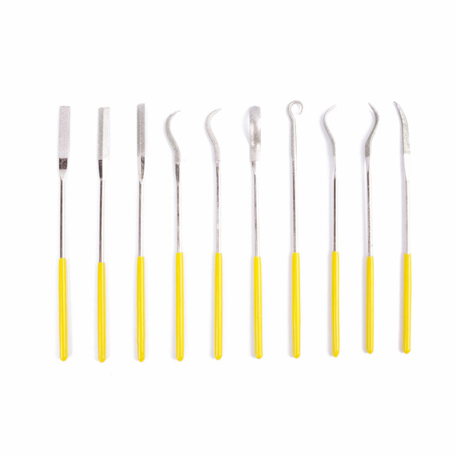 Benson 10-delige diamantvijlset - precisie - 140 mm - veelzijdig gebruik