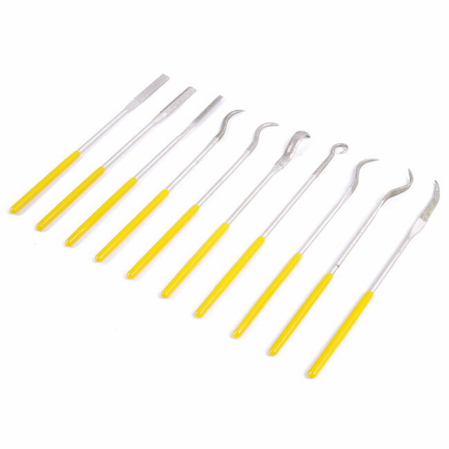 Benson 10-delige diamantvijlset - precisie - 140 mm - veelzijdig gebruik