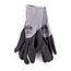 Benson Werkhandschoen - PU Flex - Rib - Vinger- en knokkelbescherming - Maat L - Grijs - 2 stuks