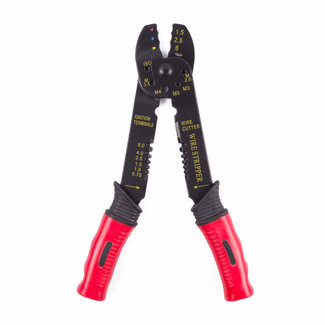 Benson Universele krimptang - 20 cm - Voor knippen, strippen en krimpen