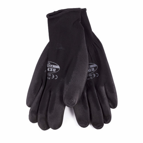 Benson PU Flex Werkhandschoenen - Zwart, Maat 10 (XL) - Optimale Grip en Comfort Benson PU Flex Werkhandschoenen - Zwart, Maat 10 (XL) - Optimale Grip en Comfort