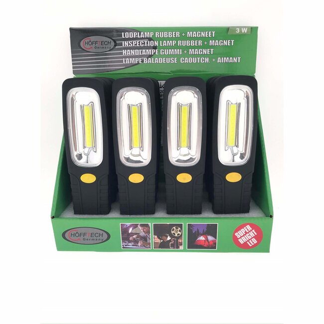 Hofftech Looplamp - LED - Magnetisch - 120 Lumen - Rubber - 20,5 cm