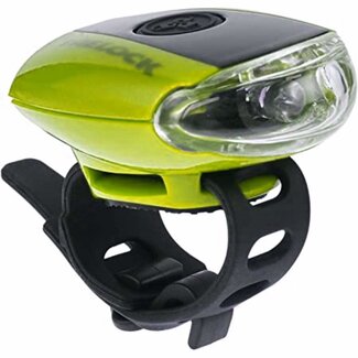 Trelock Compacte LED fietslamp - silicone - 3 standen - wit licht - 44 x 30 x 10 mm