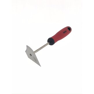 Benson Multifunctionele verfschraper - roestvrij staal - 21 cm - rood