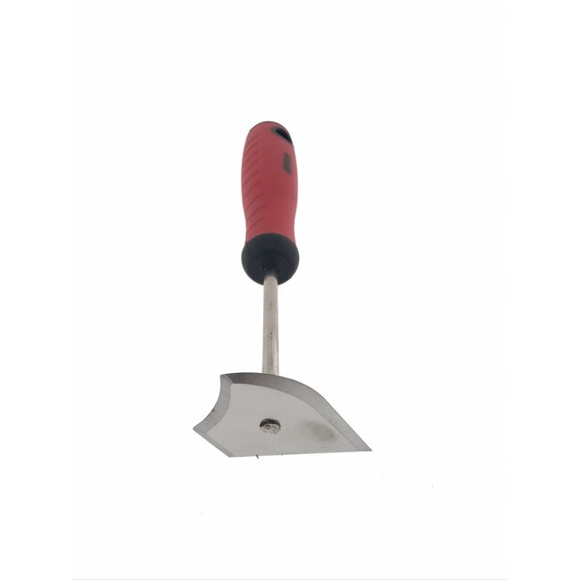 Benson Multifunctionele verfschraper - roestvrij staal - 21 cm - rood