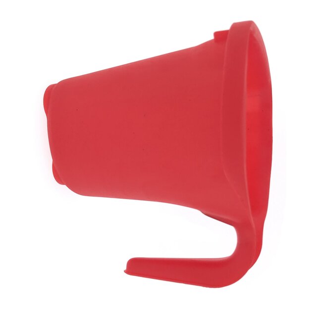 Benson Verfbak met magnetische kwasthouder - 1 liter - rood