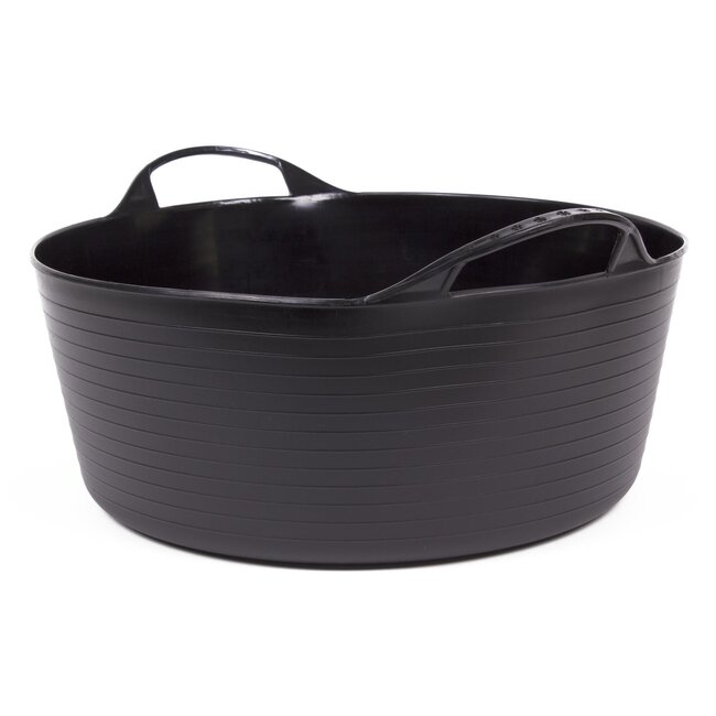 Benson Flexibele opbergmand - 16 liter - zwart - veelzijdig gebruik - duurzaam kunststof