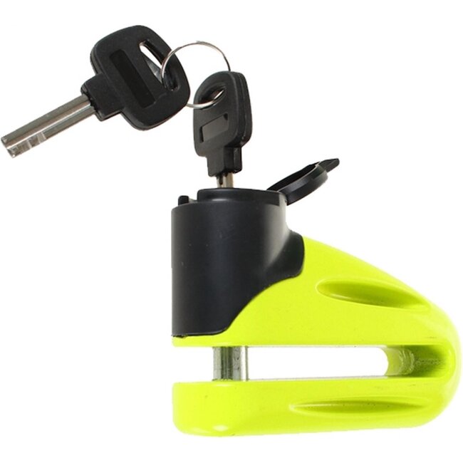 Stahlex Schijfremslot - Gehard Staal - Afgeschermd Sleutelgat - Opvallende Kleur - 10 mm