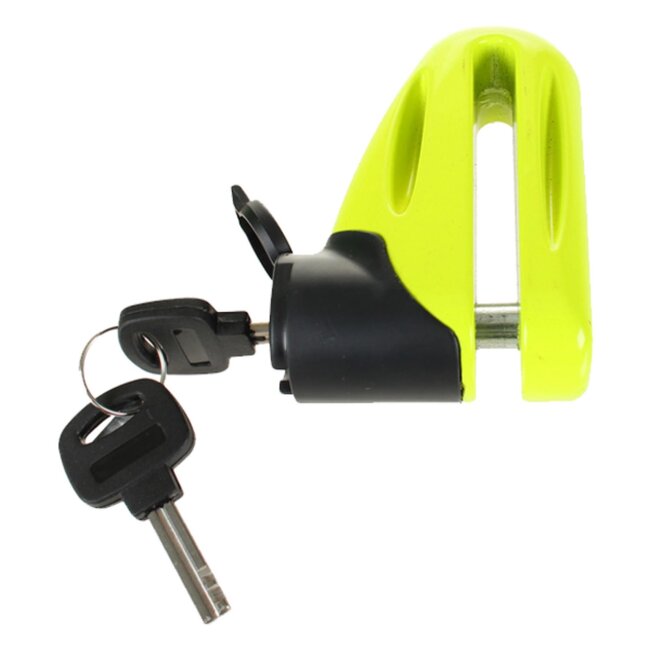 Stahlex Schijfremslot - Gehard Staal - Afgeschermd Sleutelgat - Opvallende Kleur - 10 mm