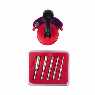 Hofftech Diamantborenset - 4-12 mm - Inclusief Boormal en Opbergbox - 7-delig