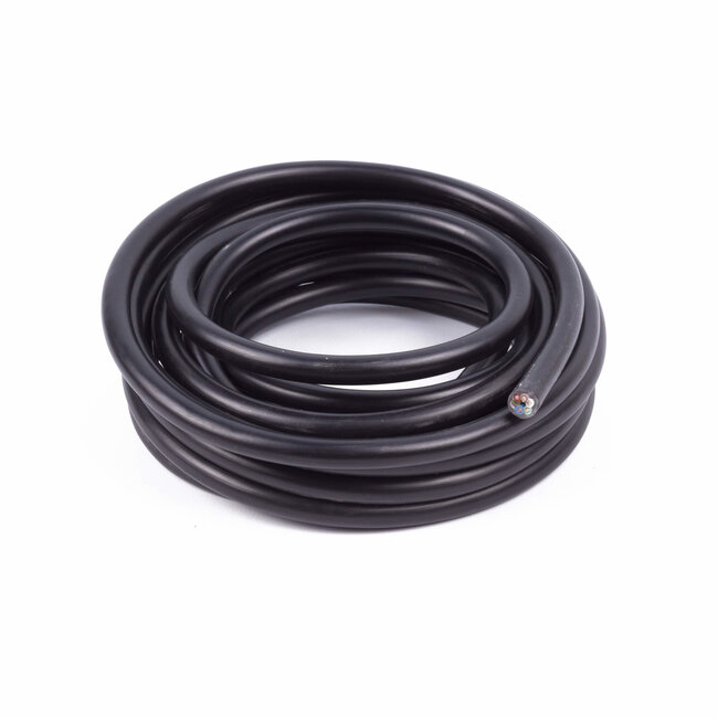 Benson 7-polige aanhangwagenkabel - 5 meter - PVC - zwart - 12V