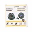 Benson Dummy beveiligingscamera - met sensor en knipperend led - realistisch ontwerp - zwart - 117 x 75 mm